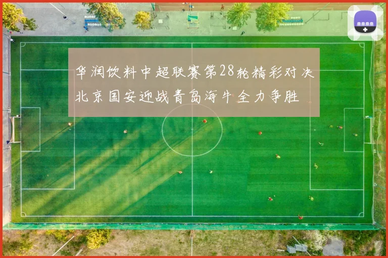 华润饮料中超联赛第28轮精彩对决北京国安迎战青岛海牛全力争胜
